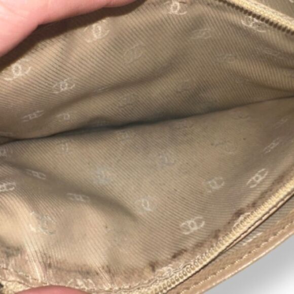 Chanel Biege Caviar Leather CC Logo Long Wallet - Picture 11 of 12